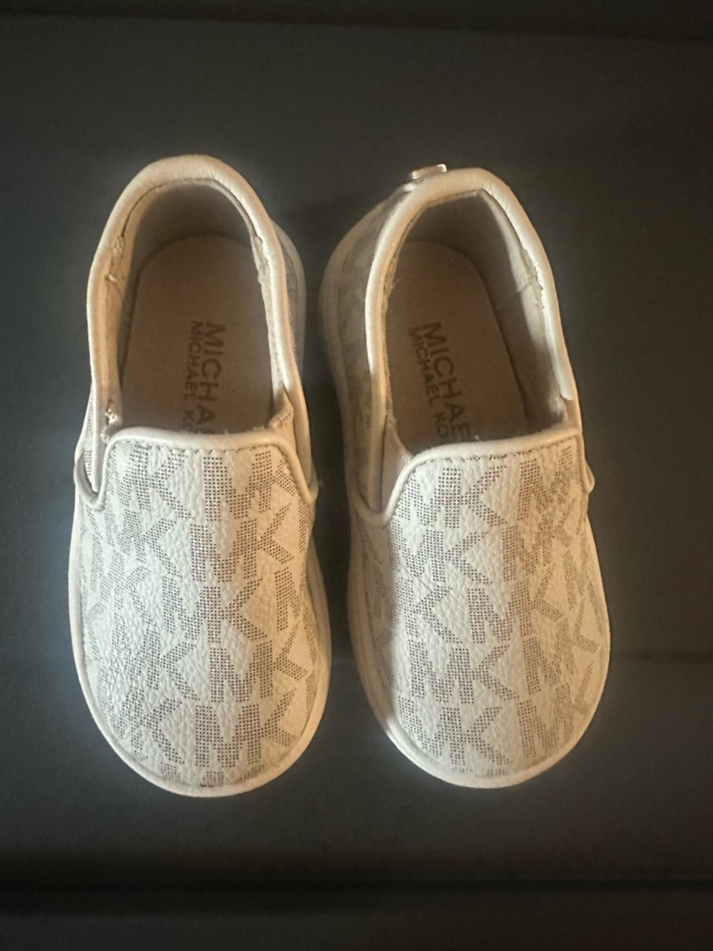 Michael Kors baby Slip-On Sneakers in Light Beige